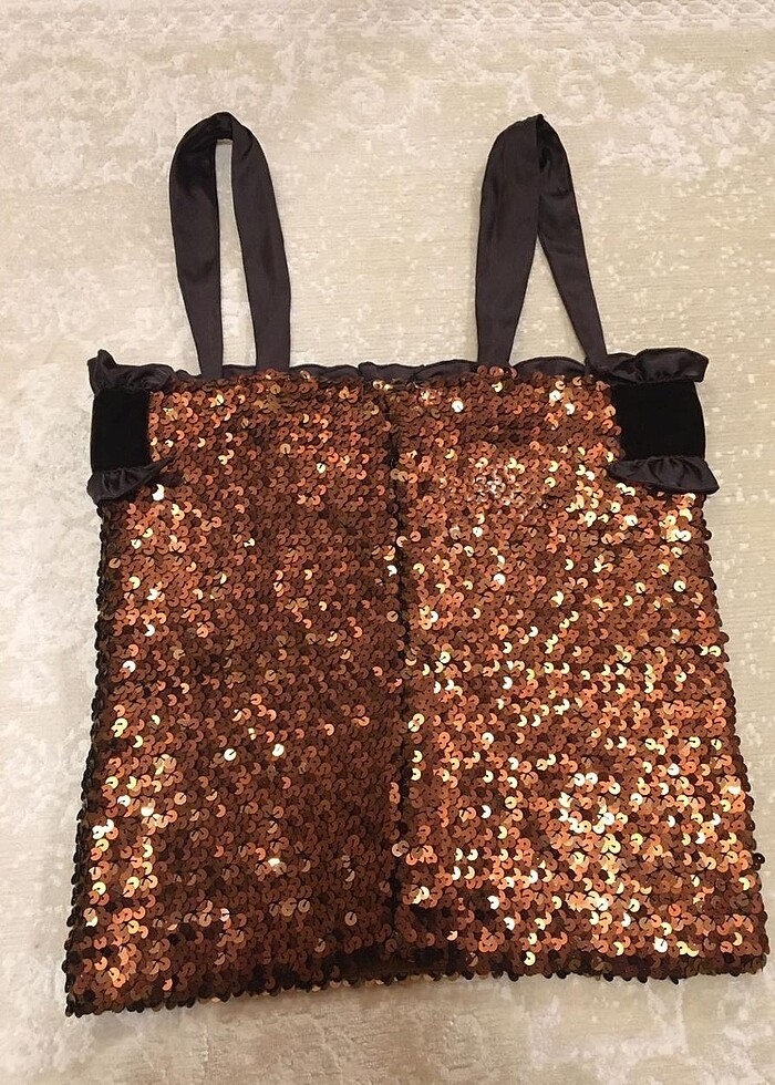 Mango pullu ust kadife detayli - Görsel 3