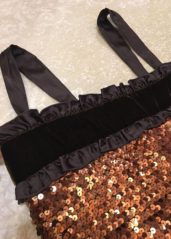 Mango pullu ust kadife detayli - Görsel 5