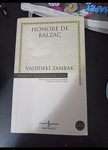 vadideki zambak honore de balzac