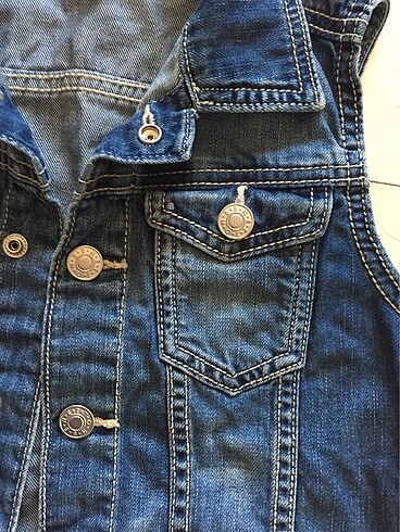 5 Yaş Beden Benetton Jean yelek