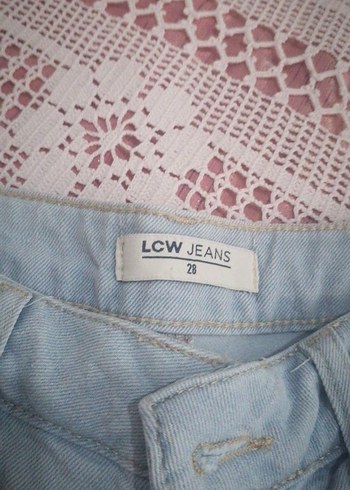 Mavi Loose Fit Mini Denim Şort - Görsel 4