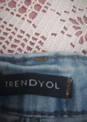 Mavi Rahat Kesim Kısa Kot Şort - Görsel 3