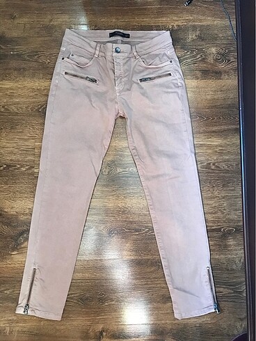 Mango biker pantolon Gülkurusu