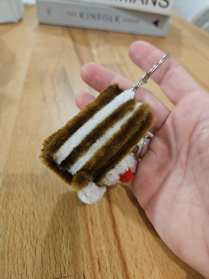 pasta dilimi anahtarlık - Görsel 2