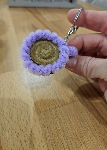 Lila kahve fincanı Anahtarlık - Görsel 2