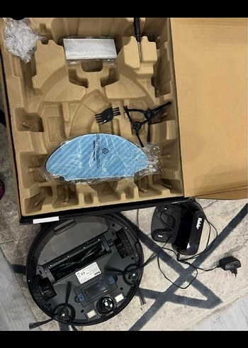 Fakir Robot Süpürge RS 720 Gri-Beyaz - Görsel 3