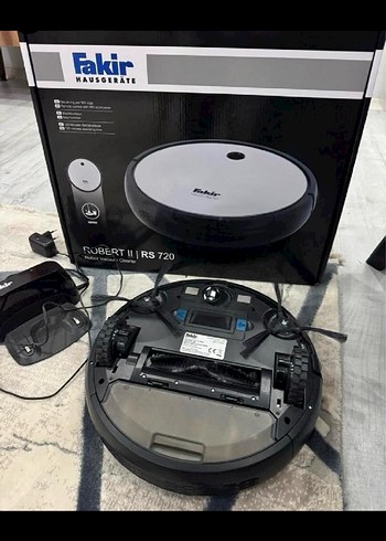 Fakir Robot Süpürge RS 720 Gri-Beyaz - Görsel 2