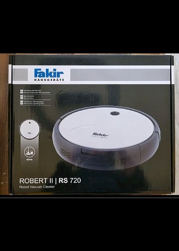 Fakir Robot Süpürge RS 720 Gri-Beyaz - Görsel 5