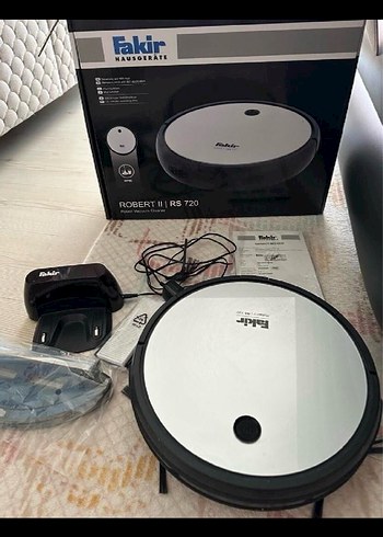 Fakir Robot Süpürge RS 720 Gri-Beyaz - Görsel 6