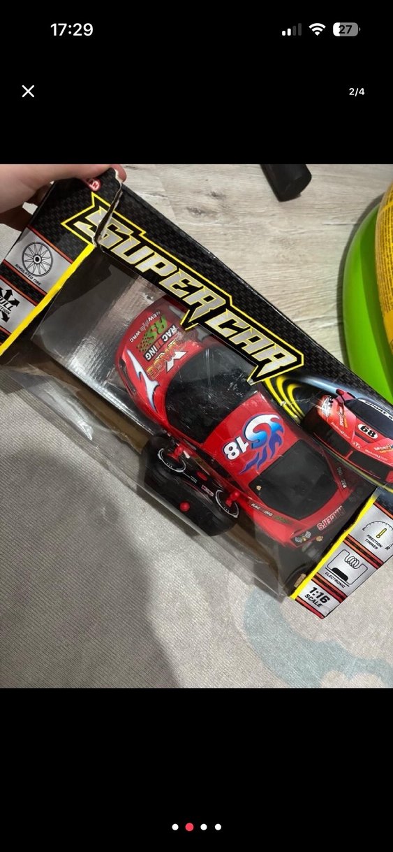 Kırmızı Renkli Uzaktan Kumandalı Oyuncak Araba - Görsel 2