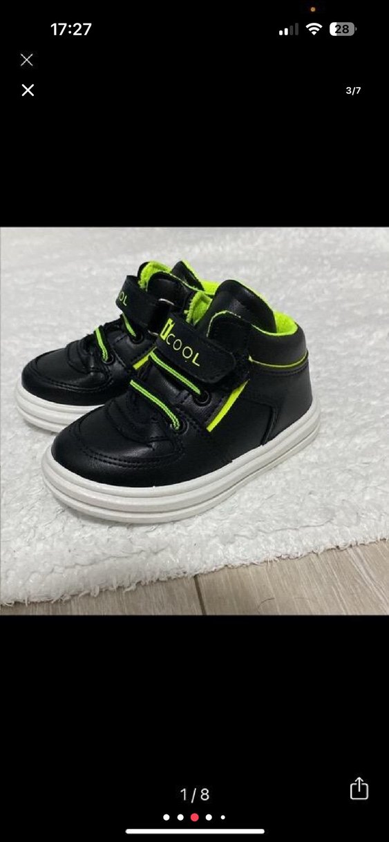 Erkek Çocuk Siyah Spor Ayakkabı - Görsel 3