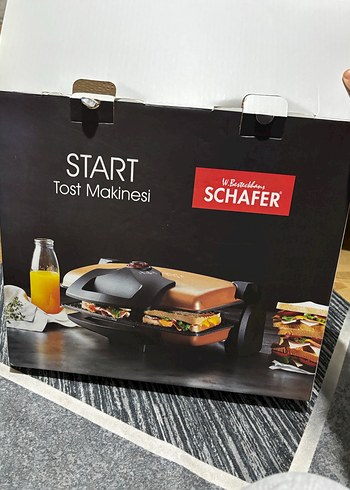 Sıfır kutulu garantili Schafer  Kahverengi Tost Makinesi - Görsel 2