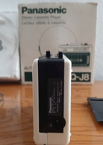 Panasonic RQ-J8 Auto Reverse Kutulu Vintage Walkman Full Set - Görsel 8