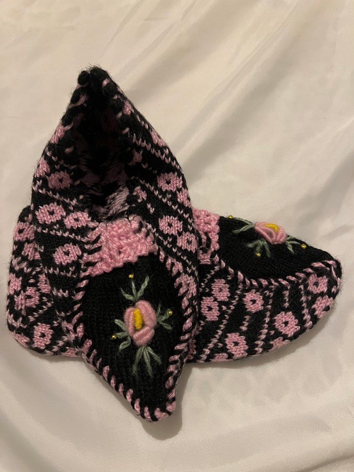 Örgü patik - Görsel 2