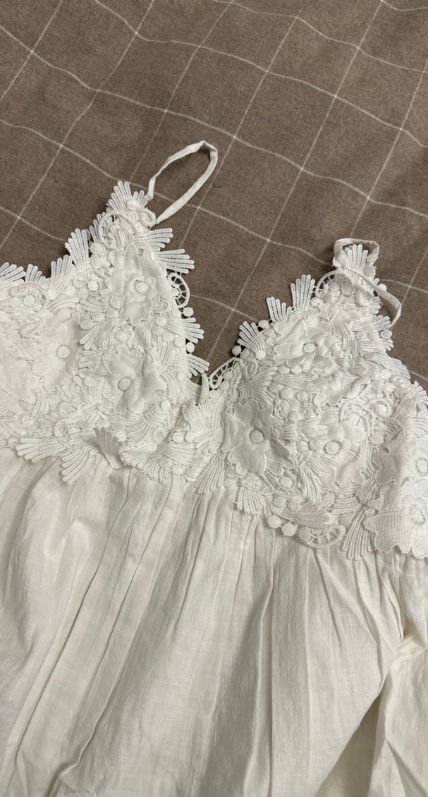 Hm Beyaz elbise - Görsel 3