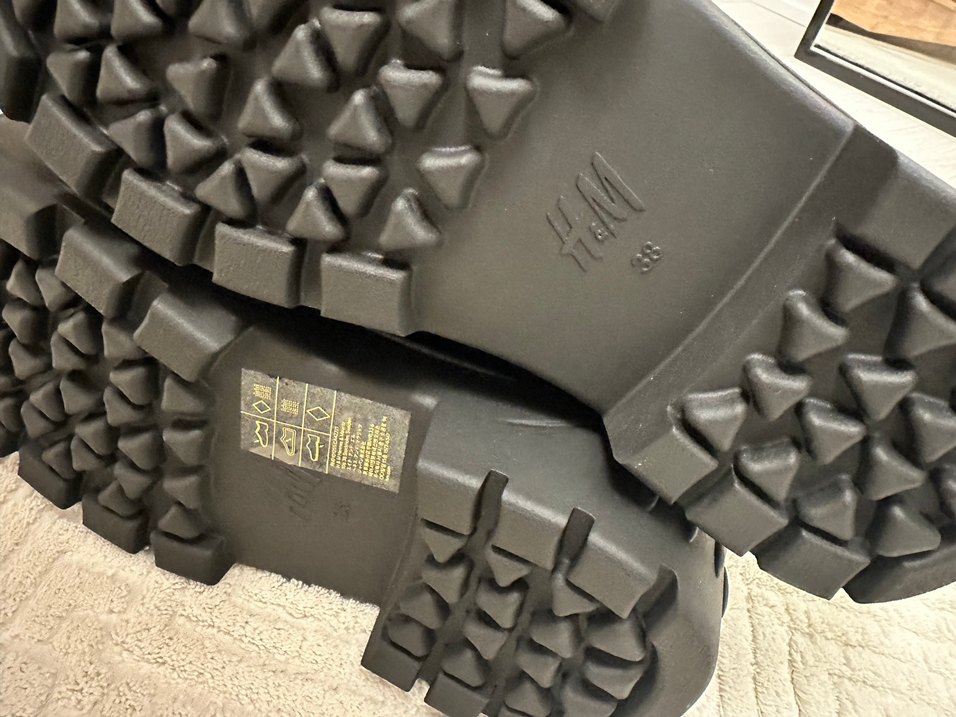 Siyah Kadın Platformlu Lastik Bot - Görsel 3