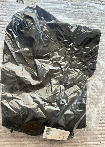 Barrel Paçalı Siyah Kadın Pantolon - Görsel 3