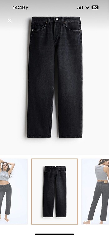 36 Beden Hm straight jean