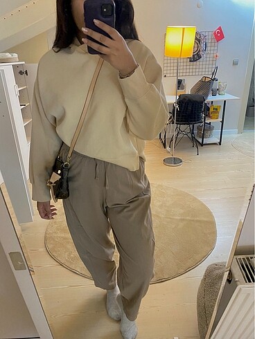 m Beden zara carrot jogging fit pantolon