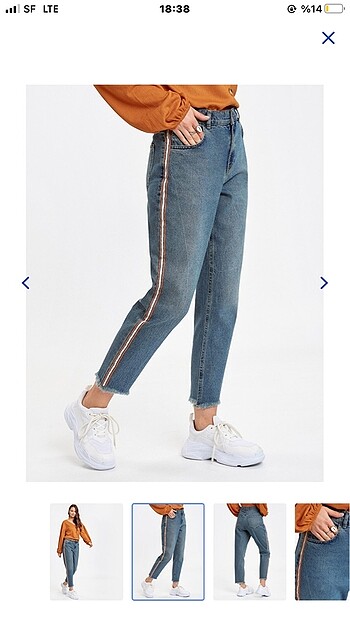 32 Beden mavi Renk Lcw Jean
