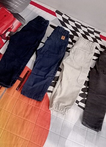 12-18 Ay Beden 4 adet pantalon