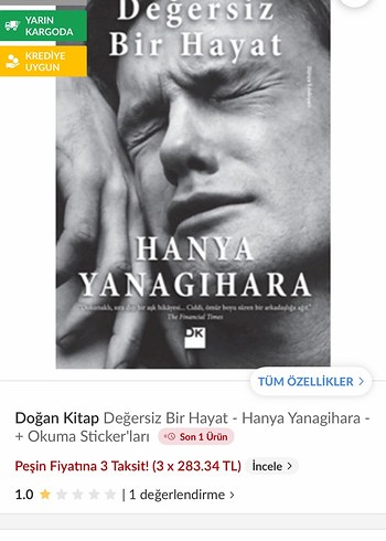 Değersiz Bir Hayat - Hanya Yanagihara - Görsel 3