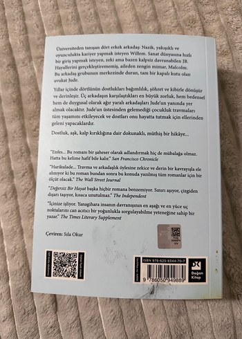 Değersiz Bir Hayat - Hanya Yanagihara - Görsel 2