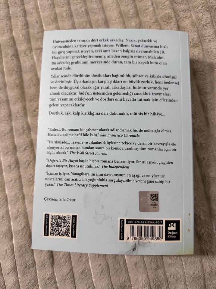 Değersiz Bir Hayat - Hanya Yanagihara - Görsel 2