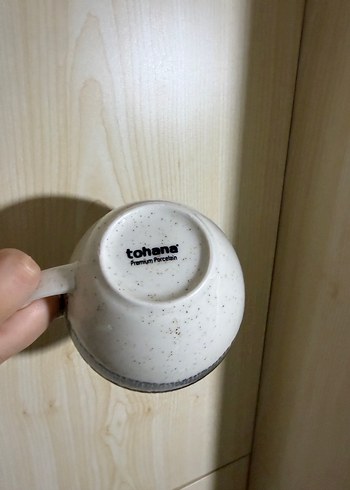 Mavi Gri Seramik Kupa - Görsel 2