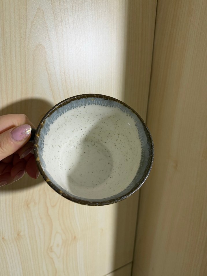 Mavi Gri Seramik Kupa - Görsel 3