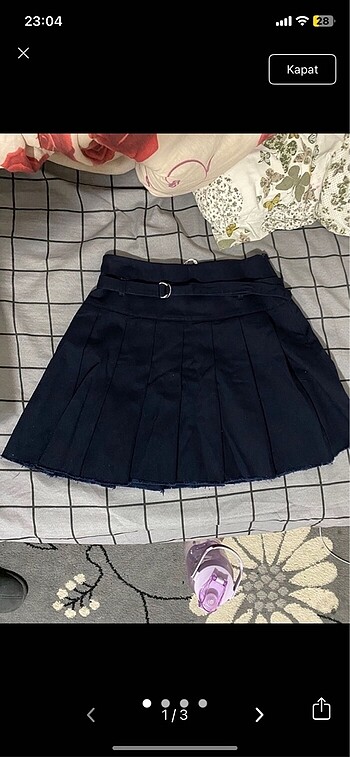 lcw lacivert etek