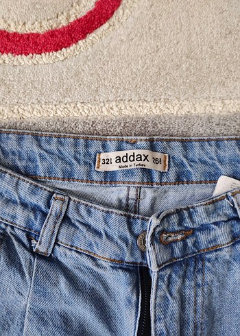 Addax Kadın Mavi Bol Kesim Denim Pantolon
