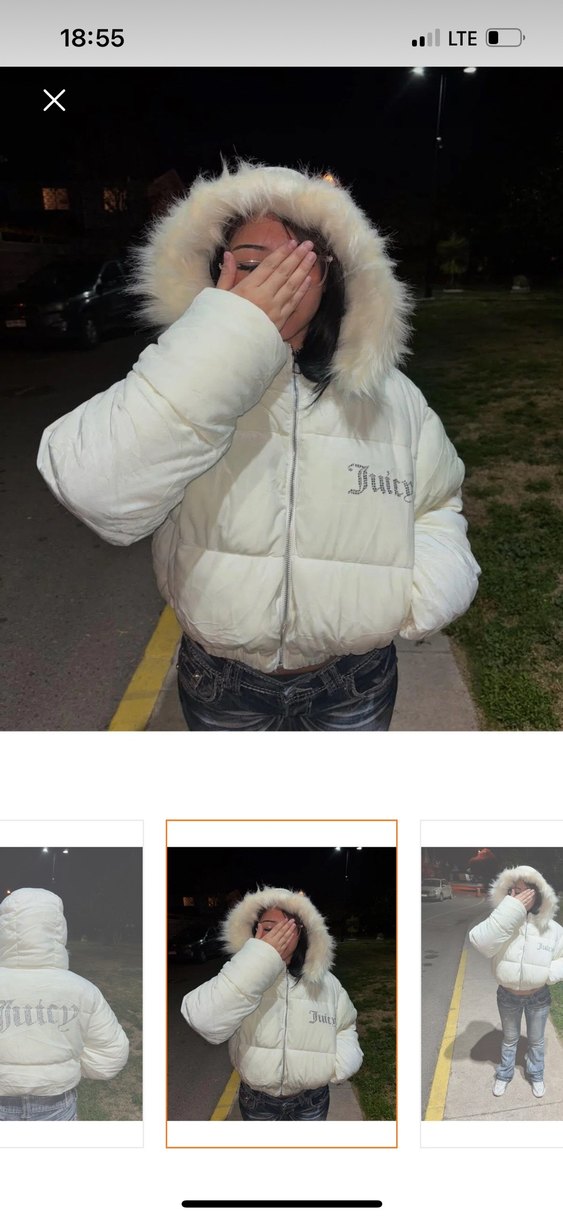 Juicy Şişme Kürklü Mont - Görsel 2