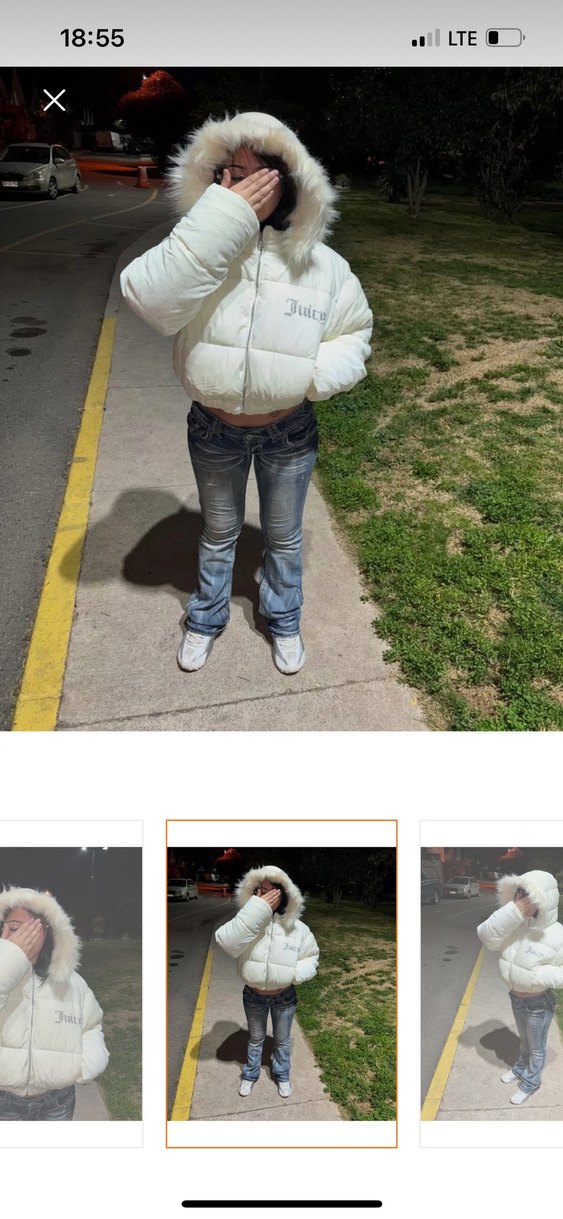 Juicy Şişme Kürklü Mont - Görsel 3