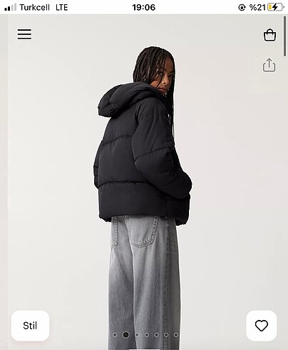 Pull and Bear Pull and Bear şişme mont