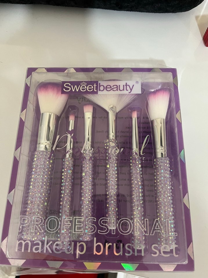 Pastel Mor Profesyonel Makyaj Fırçası Seti - Görsel 2