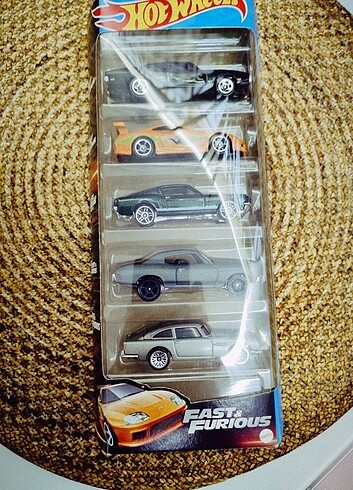  Hot wheels Fast & furious 5li arba seti 