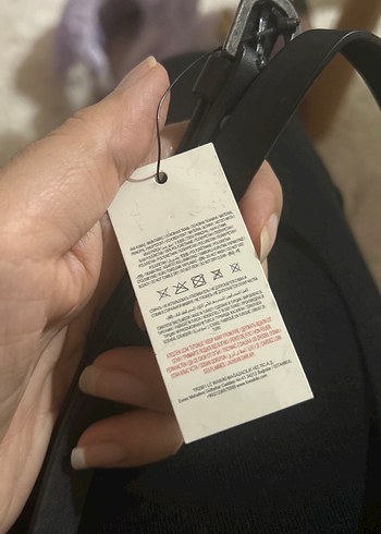 Siyah Deri Kadın Kemer - Görsel 2