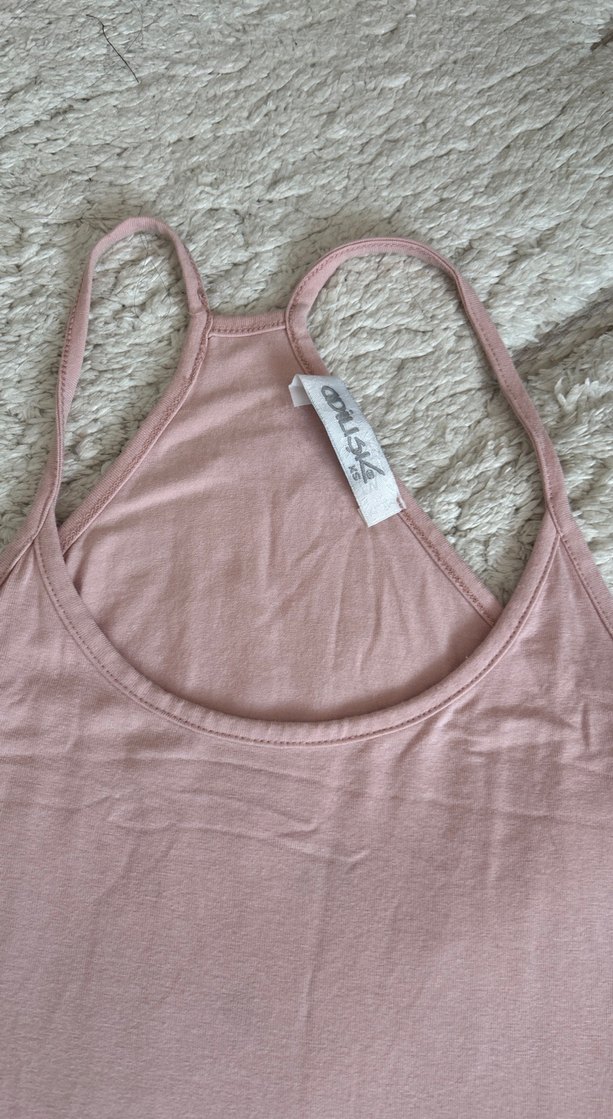 Pembe askılı elbise - Görsel 2