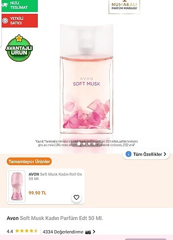 Avon Soft musk parfüm