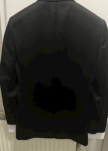 Erkek Siyah Düğmeli Takım Elbise - Görsel 7