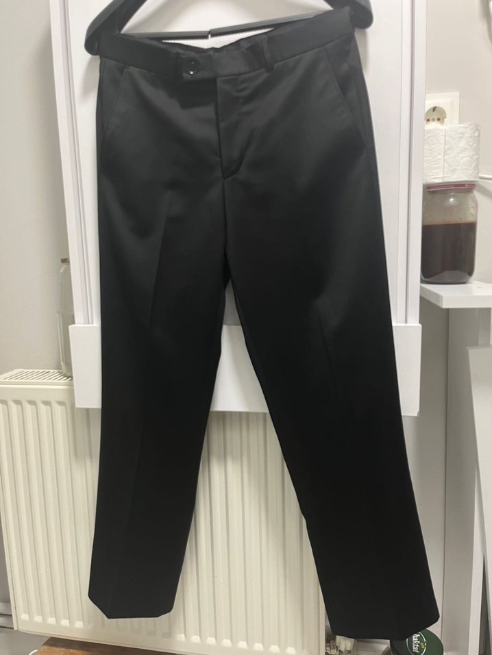 Erkek Siyah Düğmeli Takım Elbise - Görsel 2