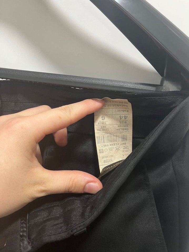 Erkek Siyah Düğmeli Takım Elbise - Görsel 5