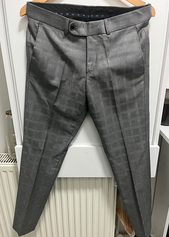 Gri Düğmeli Erkek damatlık takım - Görsel 6