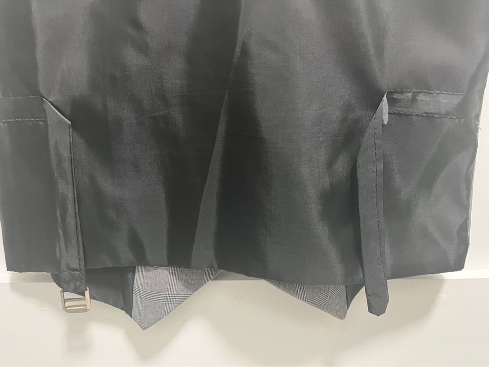 Gri Düğmeli Erkek damatlık takım - Görsel 5