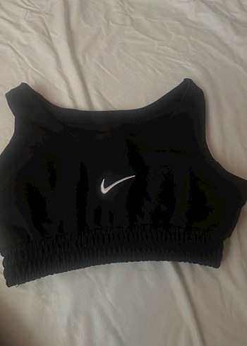 Nike Siyah V Yaka Midi Tişört ve eşofman takımı - Görsel 4