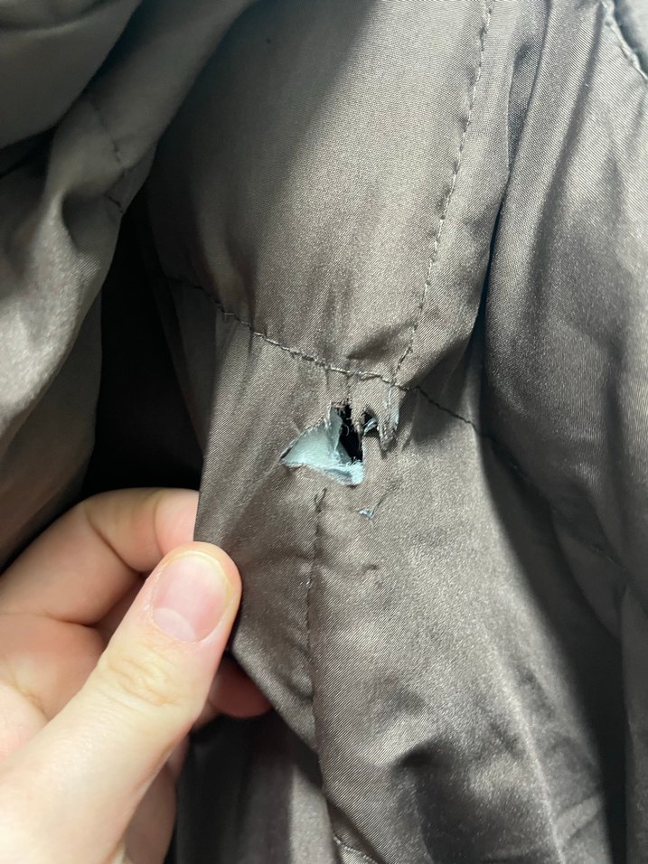 Düğmeli Kahverengi Kadın Kışlık Mont - Görsel 5