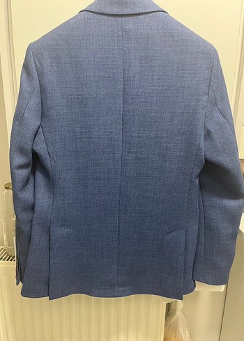 Mavi erkek şık ceket - Görsel 3