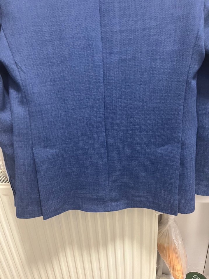 Mavi erkek şık ceket - Görsel 4