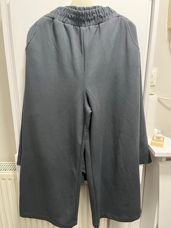 Kadın Gri yandan bağlamalı  Uzun Kollu takım - Görsel 2